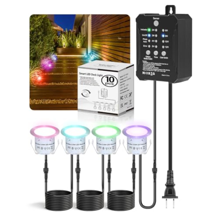 Outdoor Lighting Kit With Transformer - Kit Luci RGB per Esterni con