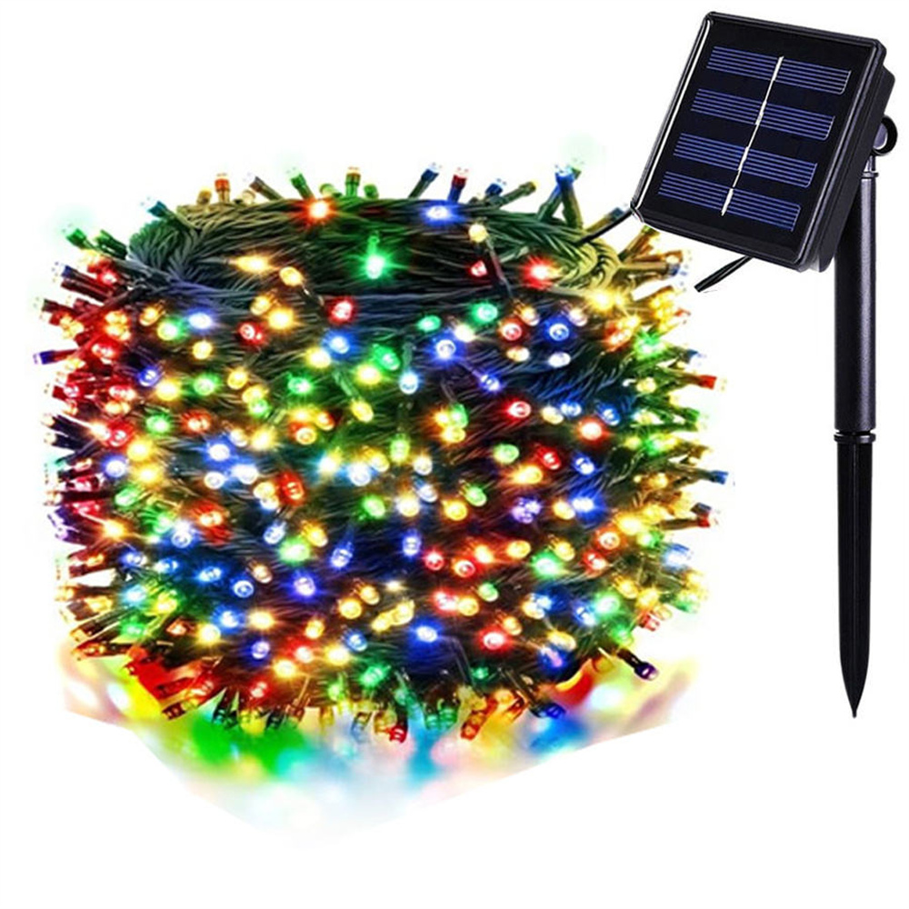Xmas Outdoor Lighting Decorations - 300LED Solar String Light Fata Lampada