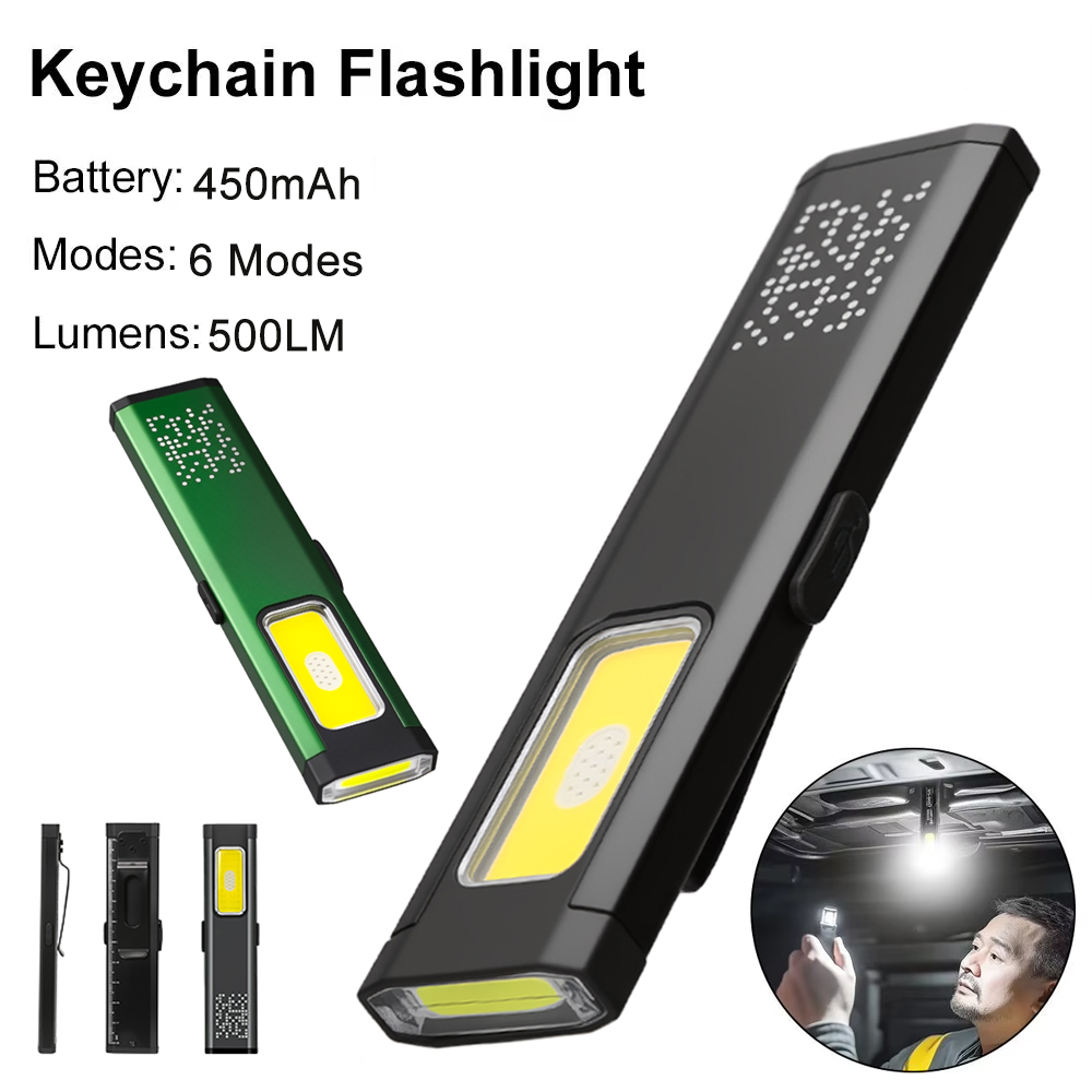 Outdoor Lighting Permanent - Mini torcia a LED portatile ricaricabile,