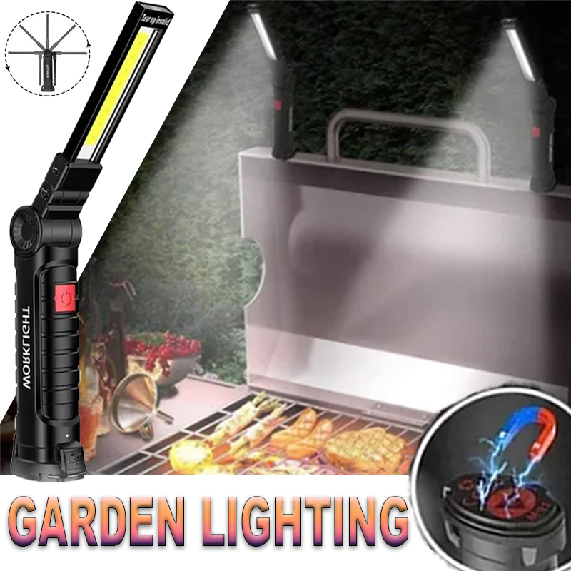 Outdoor Lighting Lanterns - Torcia LED portatile con gancio magnetico