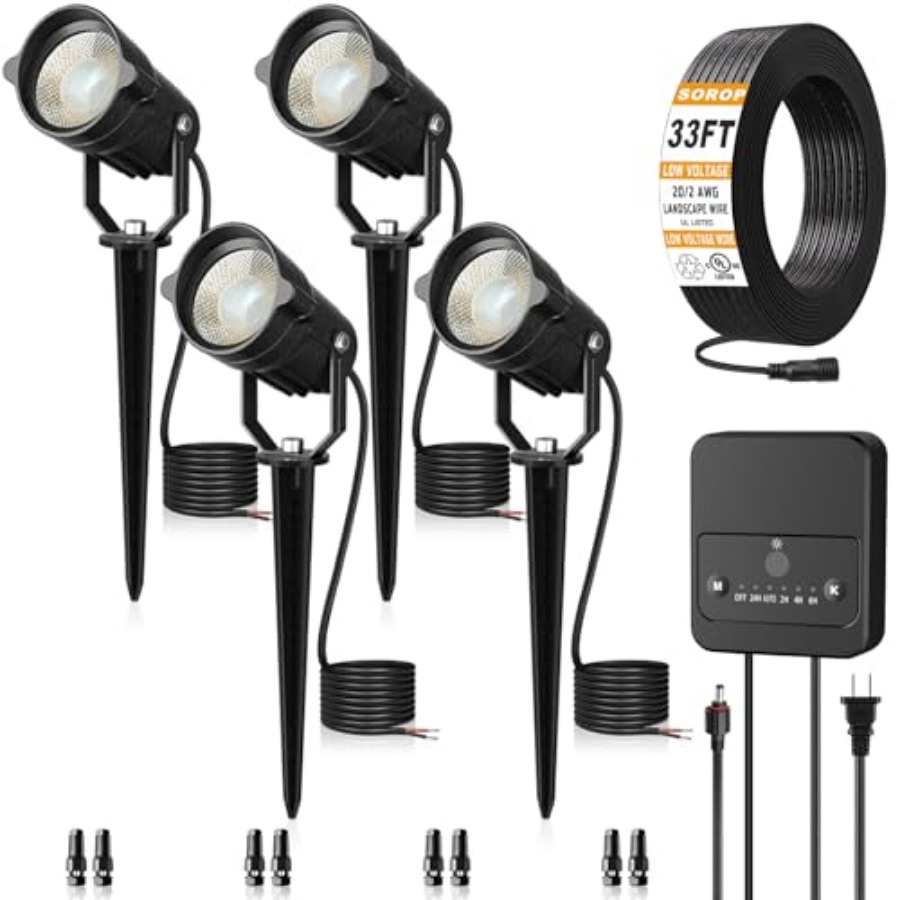 Outdoor Lighting Kit With Transformer - Kit di Illuminazione per Esterni a