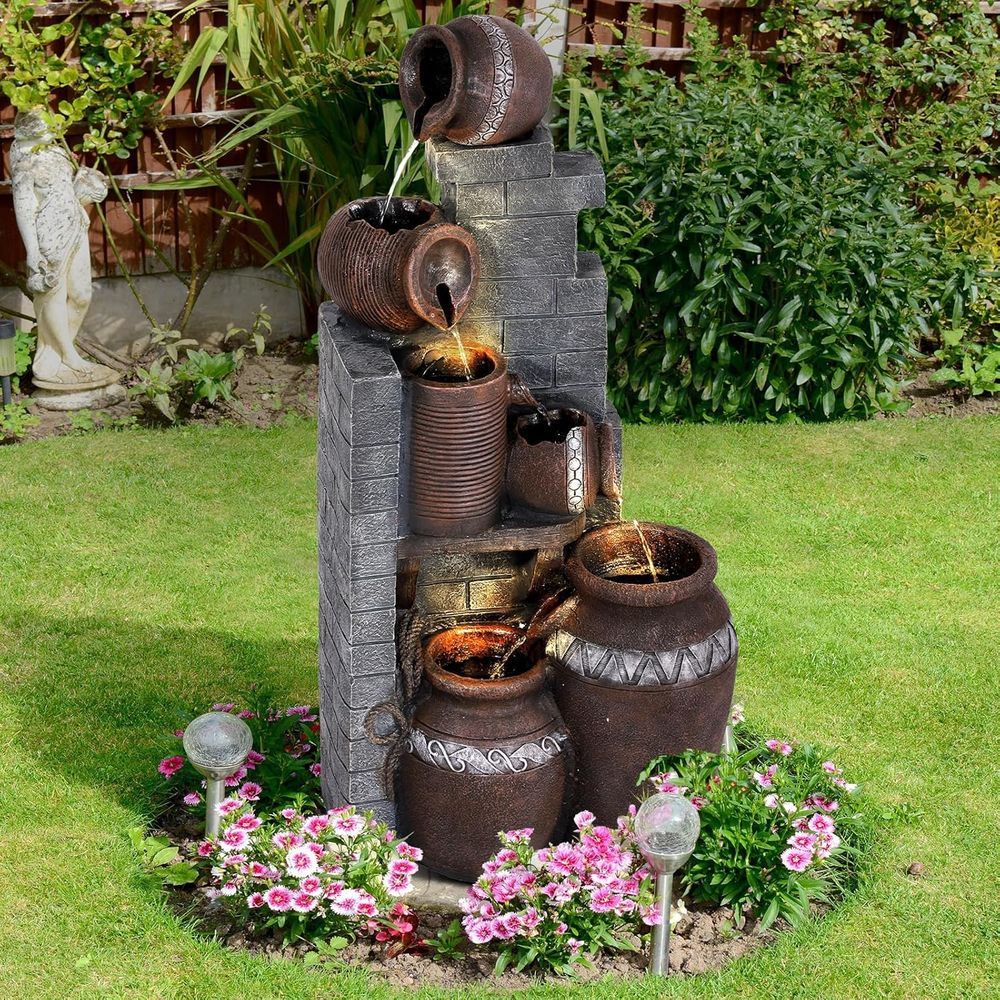 Outdoor Lighting Deck - Fontana a Cascata a 6 Livelli