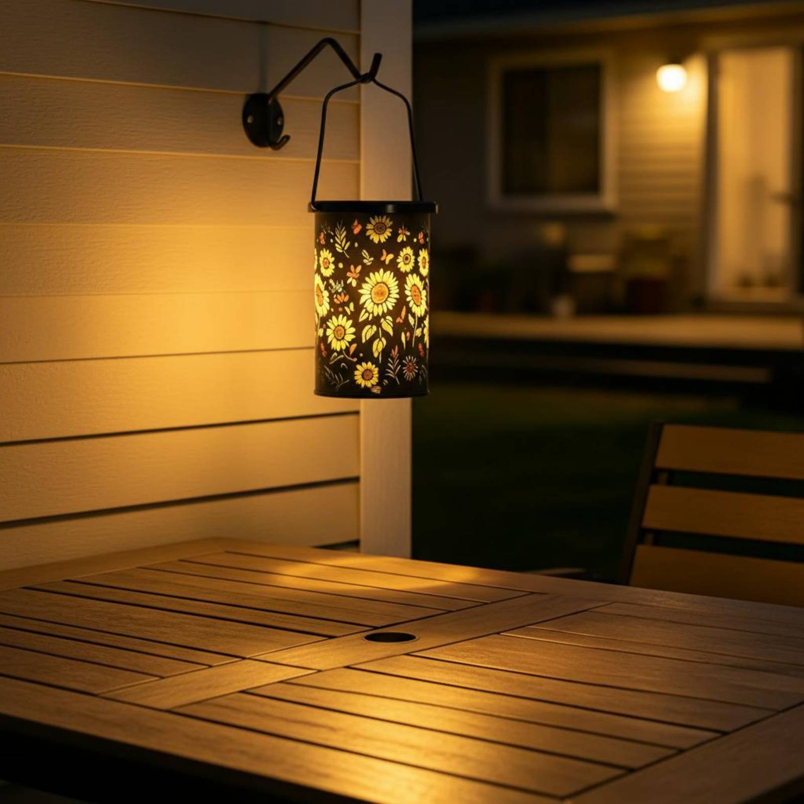 Outdoor Lighting And Landscape - Lanterna Solare Decorativa con Design Floreale