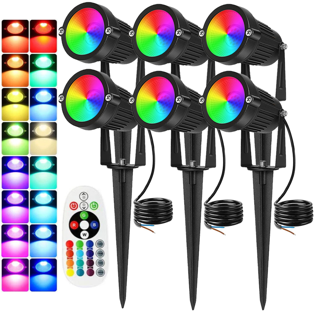 Outdoor Lighting And Landscape - Illuminazione paesaggistica RGBW 10W con faretto
