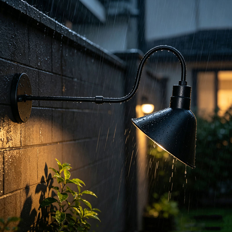 Outdoor Lighting Garage - Lampada da Parete per Esterni Impermeabile,