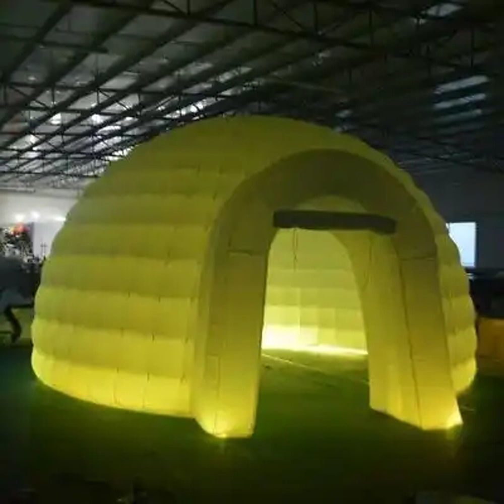Outdoor Lighting Rental - Tenda a cupola gonfiabile bianca da