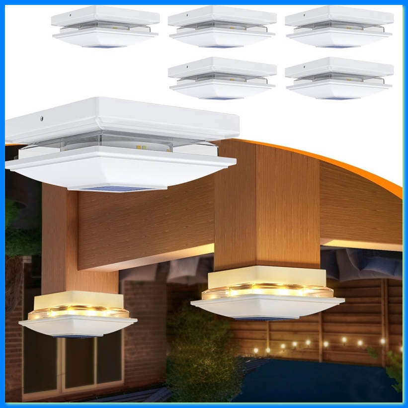 Outdoor Lighting Deck - Set di 4 Luci Solari per
