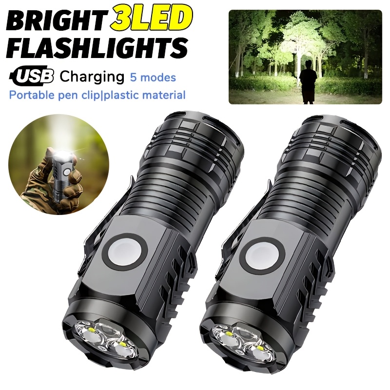 Outdoor Lighting Permanent - Torcia LED Portatile Mini Potente da