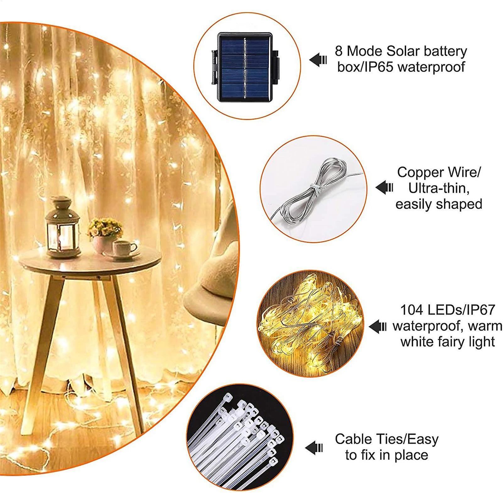 Halo Outdoor Lighting - Luci a stringa solari per ombrellone,