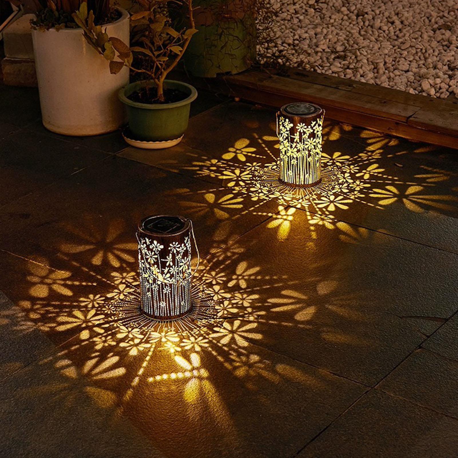 Outdoor Lighting And Landscape - Lanterne Solari Colorate in Metallo a