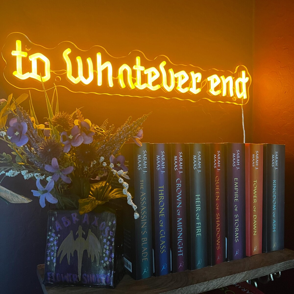 Outdoor Lighting Quotes - Insegna al Neon 'To Whatever End':