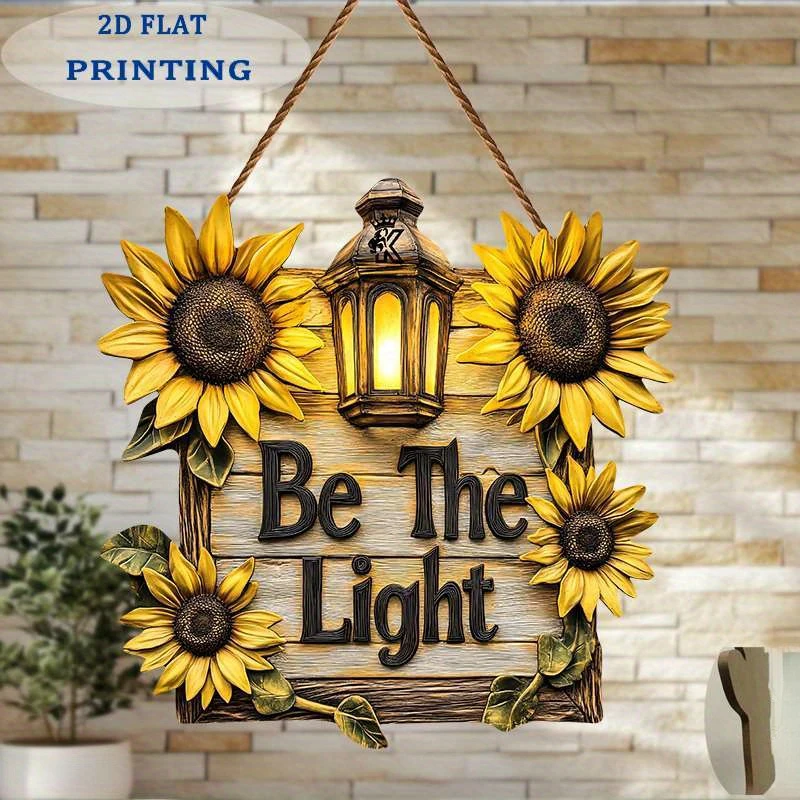Outdoor Lighting Quotes - 1 Pezzo Lanterna Girasole Stampata 2D