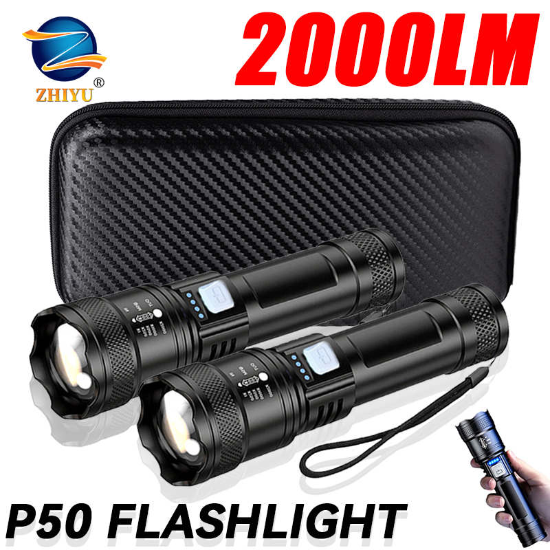 Outdoor Lighting Permanent - Torcia tattica a LED 2000LM Torcia