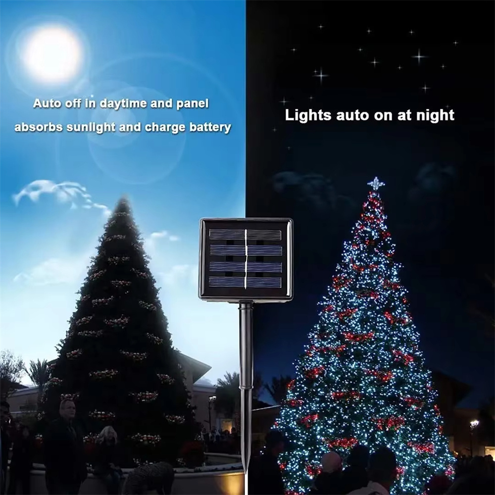 300LED Solar String Light Fata - Xmas Outdoor Lighting Decorations recensione e prezzo