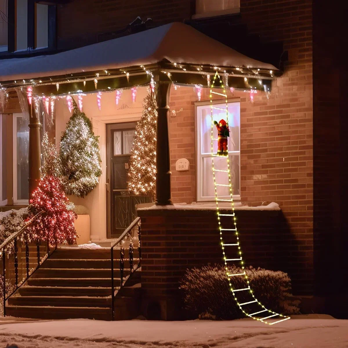 LED Ladder Light per babbo nat - Xmas Outdoor Lighting Decorations recensione e prezzo