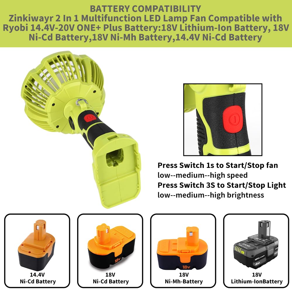Ventilatori portatili senza fi - Outdoor Lighting Jobs recensione e prezzo