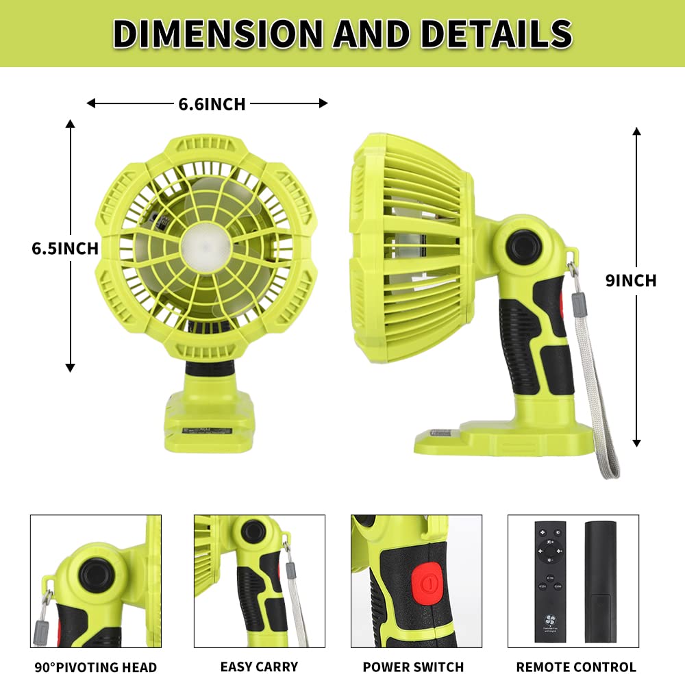 Ventilatori portatili senza fi - Outdoor Lighting Jobs recensione e prezzo