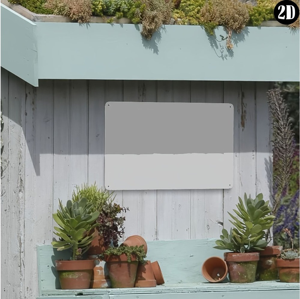 Targa in metallo 2D, ragazza g - Outdoor Lighting Garage recensione e prezzo