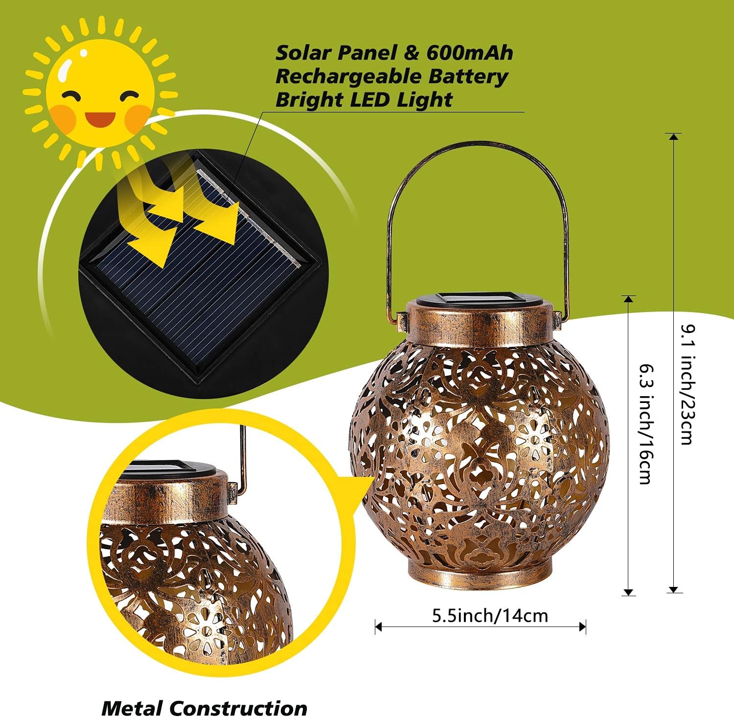 1-6 Lanterne Solari Marocchine - Outdoor Lighting Permanent recensione e prezzo