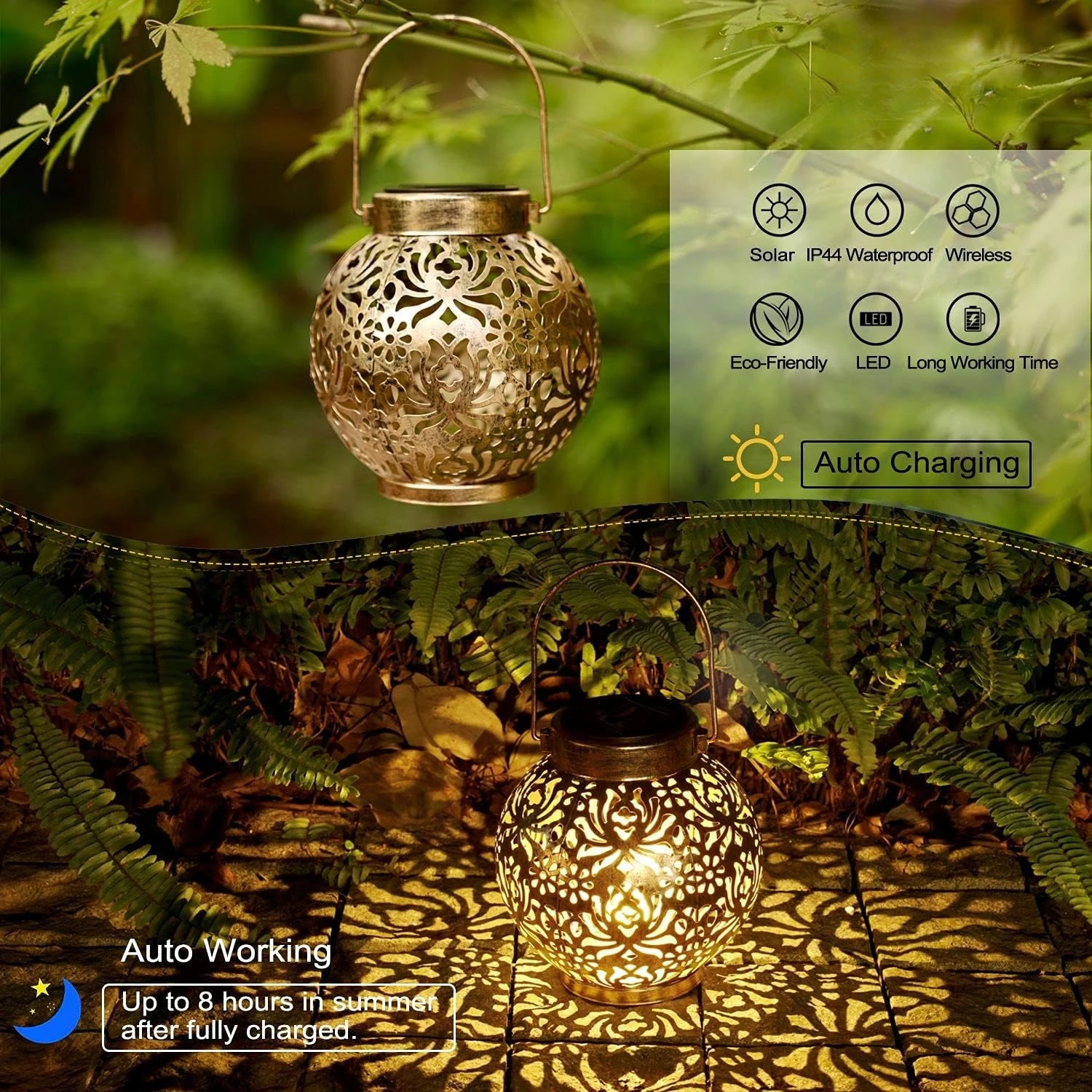 1-6 Lanterne Solari Marocchine - Outdoor Lighting Permanent recensione e prezzo