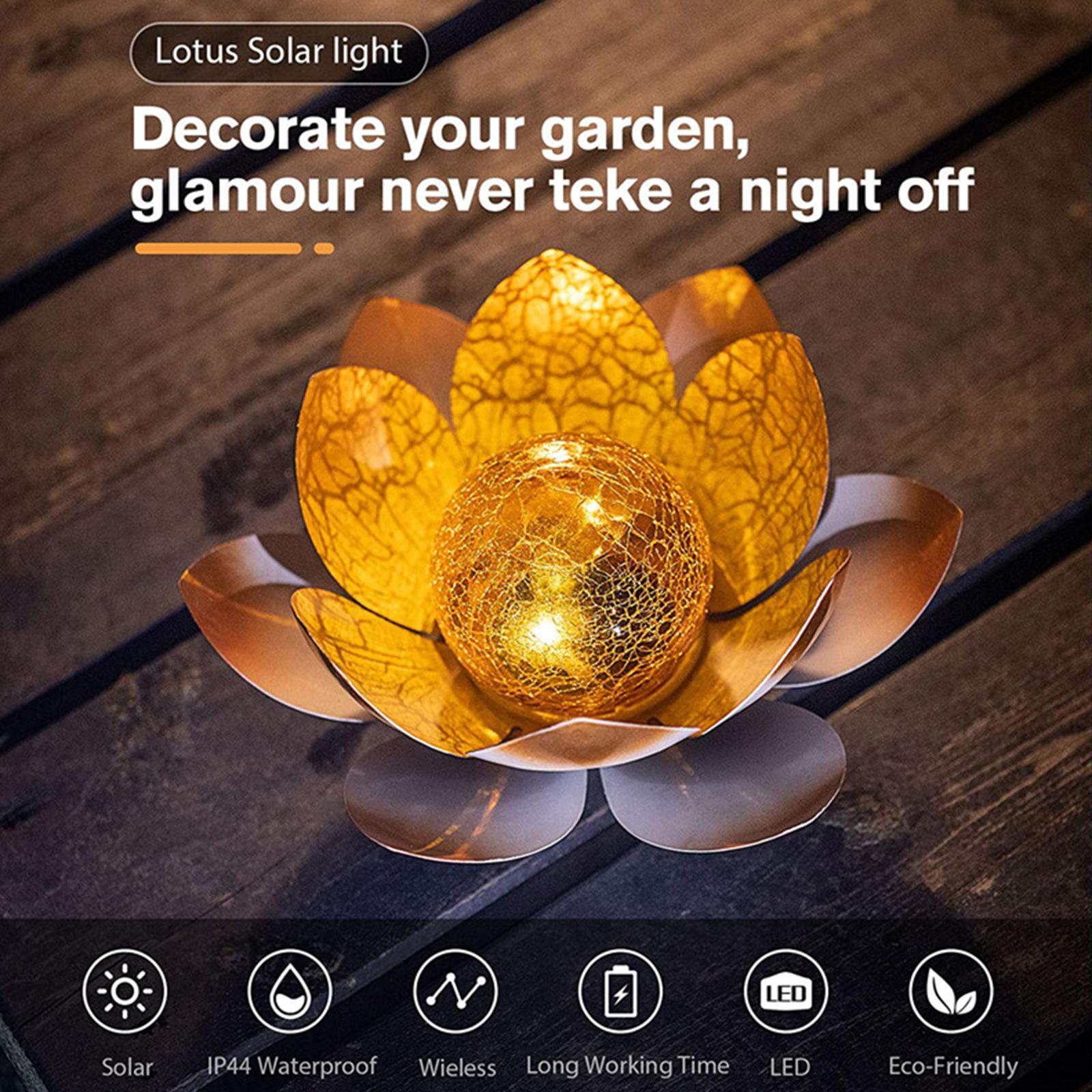 Luce Solare a Forma di Loto pe - Outdoor Lighting Quotes recensione e prezzo