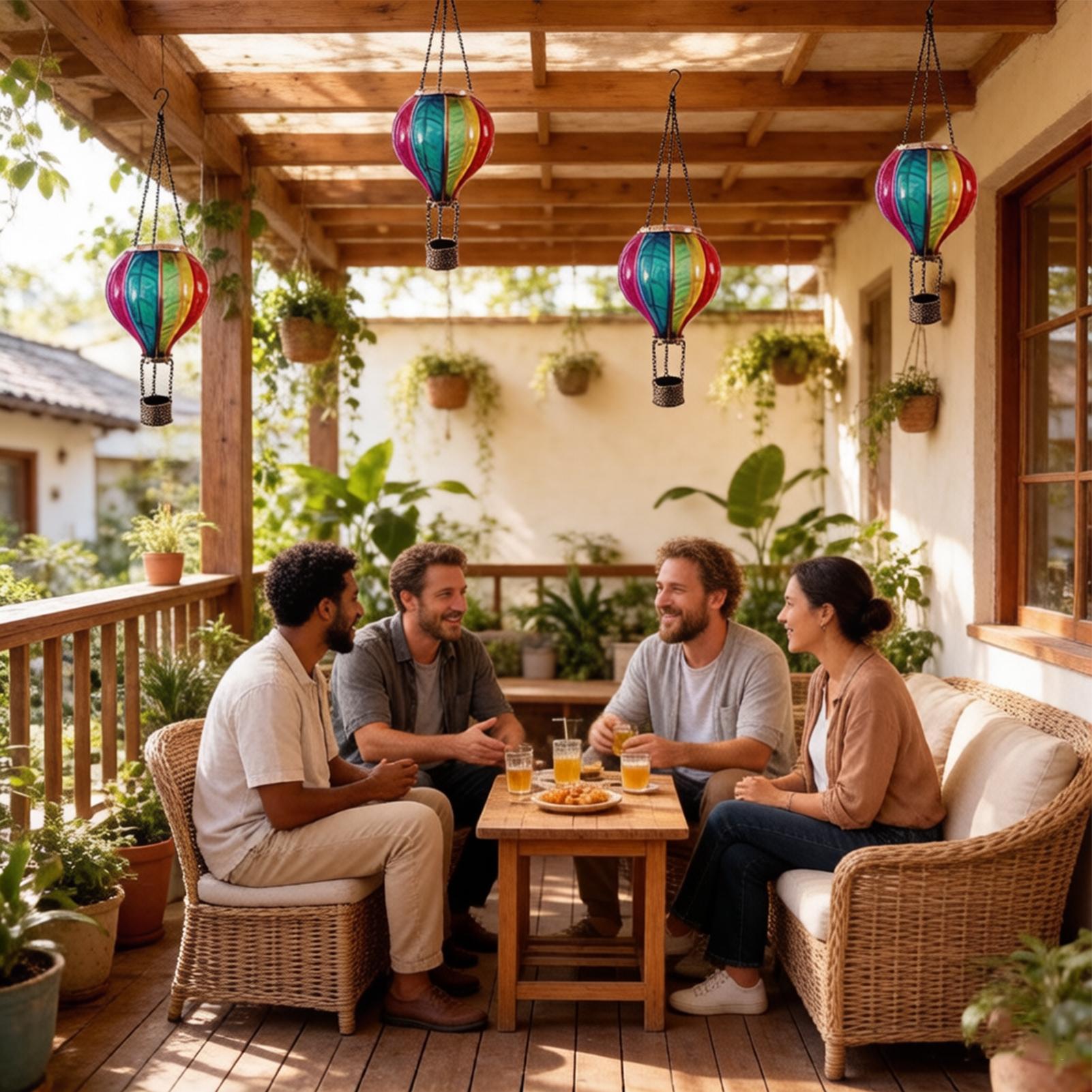Lanterne a Forma di Mongolfier - Halo Outdoor Lighting recensione e prezzo