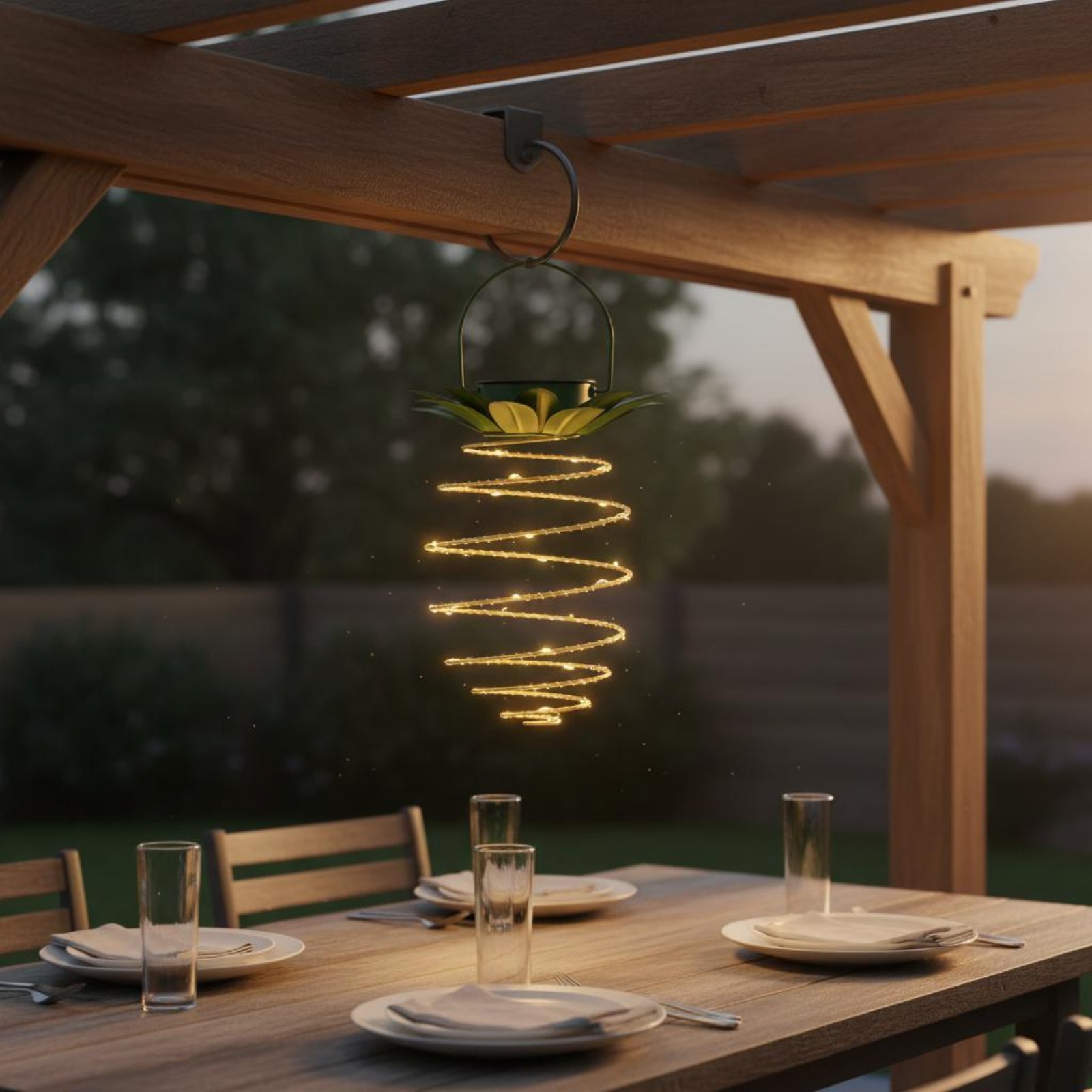 2 Pezzi Lampada Solare a Forma - Outdoor Lighting And Landscape recensione e prezzo
