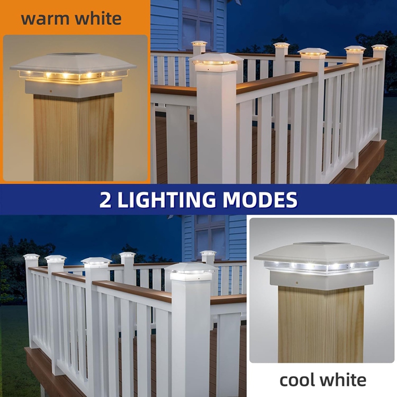 Set di 4 Luci Solari per Pali  - Outdoor Lighting Deck recensione e prezzo