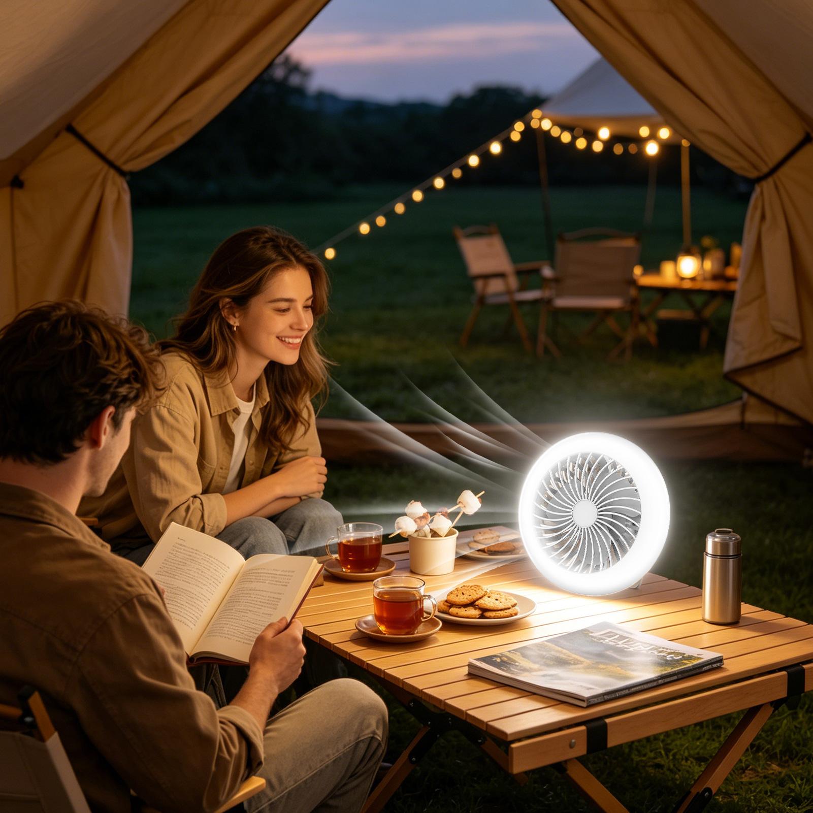 Ventilatore da Campeggio a LED - Outdoor Lighting Garage recensione e prezzo
