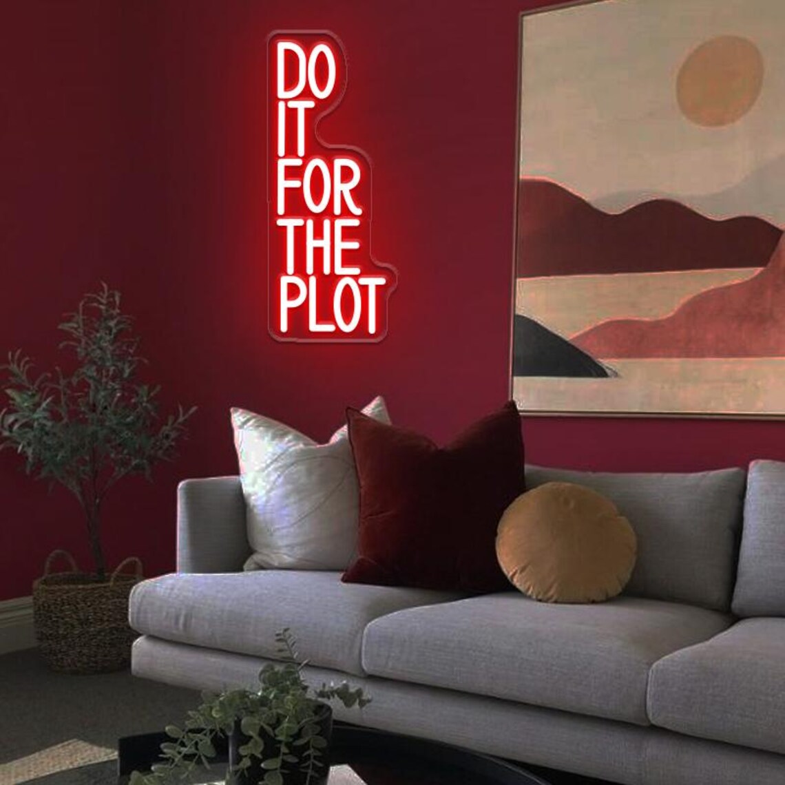 Do It For The Plot Insegna al  - Outdoor Lighting Quotes recensione e prezzo