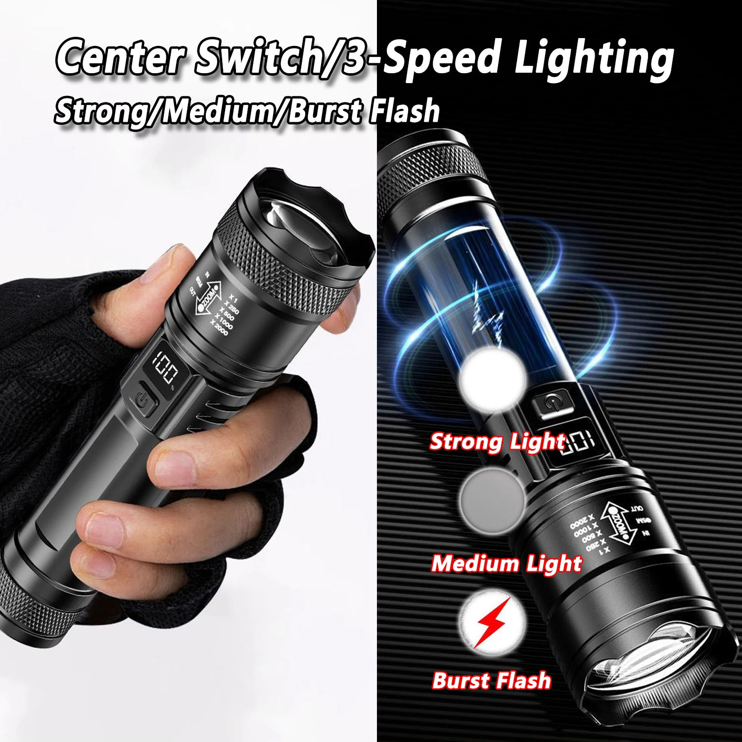 Torcia LED ultra luminosa 2000 - Outdoor Lighting Beacon recensione e prezzo