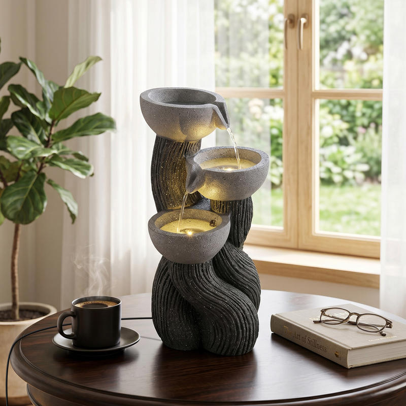 Fontana d'Acqua a 3 Livelli pe - Outdoor Lighting Deck recensione e prezzo