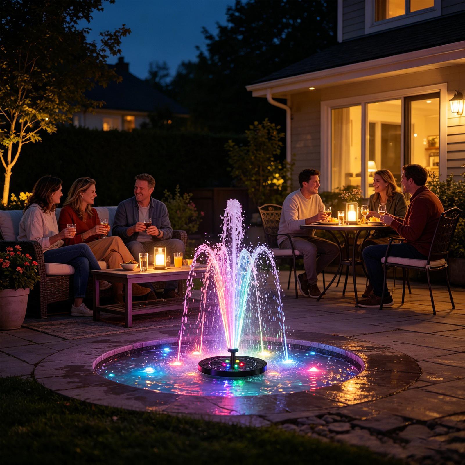 Fontana Solare Galleggiante pe - Outdoor Lighting Deck recensione e prezzo