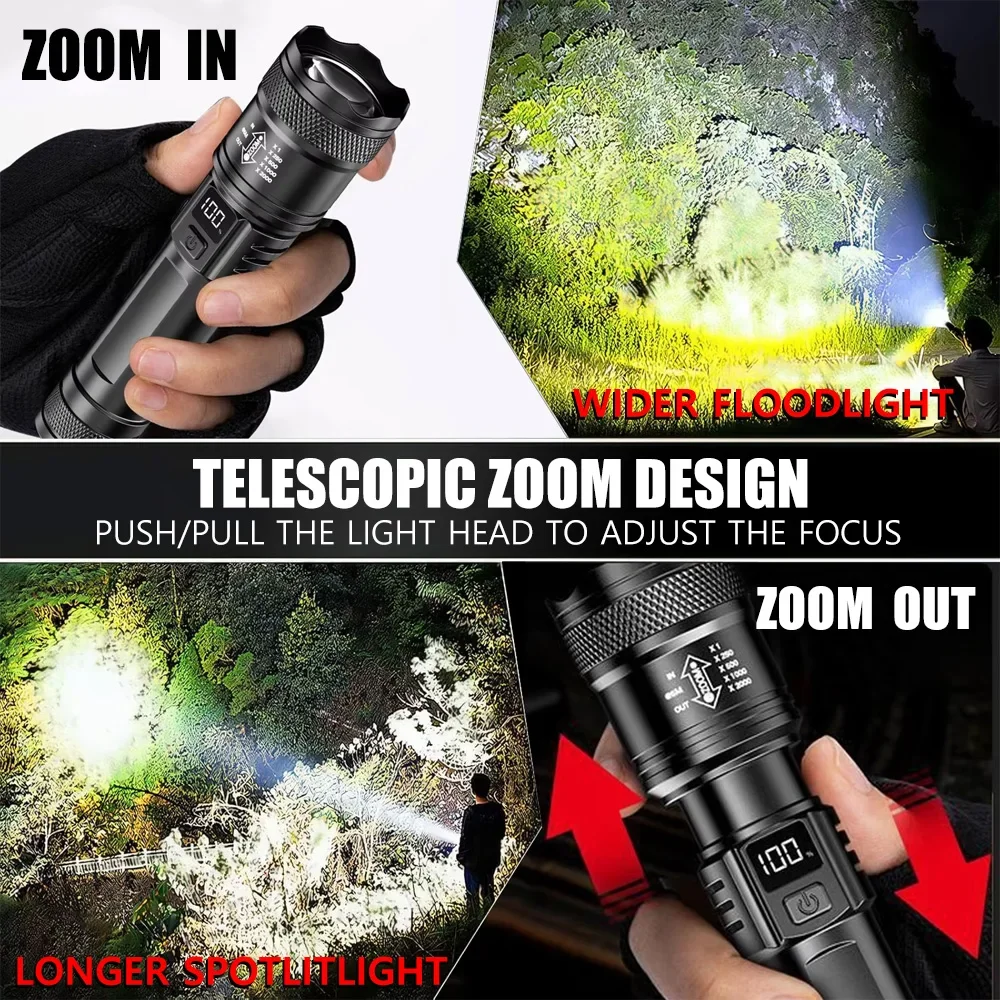 Torcia LED Ricaricabile Zoomab - Outdoor Lighting Permanent recensione e prezzo